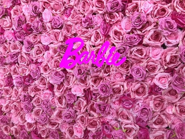 Barbie Flower Wall