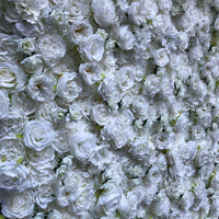 Ivory Classic Flower Wall with Stand - Starlight Flower Walls