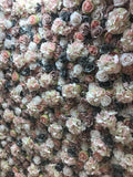 Pink Blush Flower Wall with Grey - Starlight Flower Walls