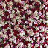 Red, Purple & Pink Flower Wall - Starlight Flower Walls