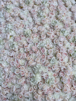 Pretty Pink and Ivory Flower Wall - Starlight Flower Walls