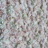 Pretty Pink and Ivory Flower Wall - Starlight Flower Walls