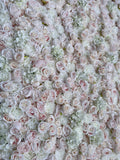 Pretty Pink and Ivory Flower Wall - Starlight Flower Walls